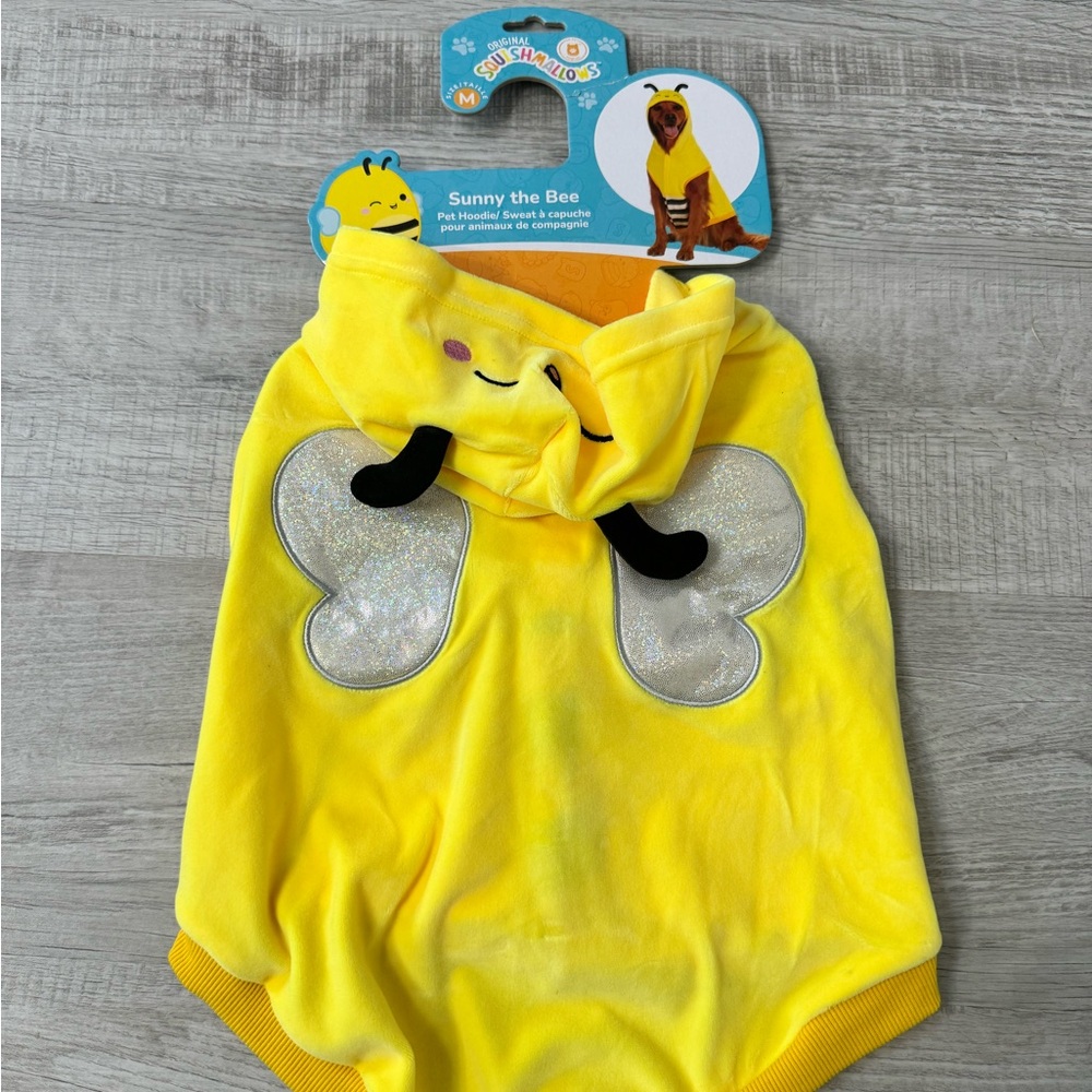 New Squishmallow Bee‎ Dog Costume Medium